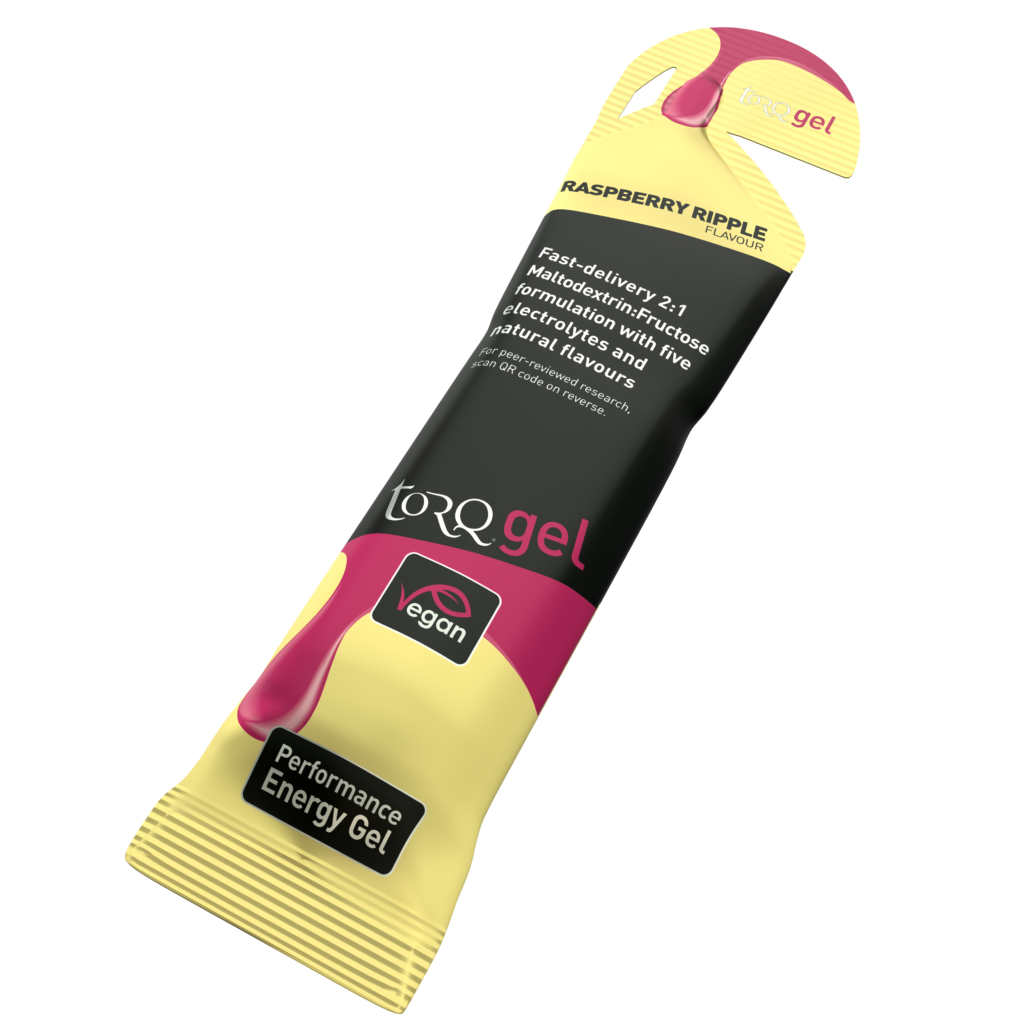 TORQ Energy Gel - Raspberry Ripple (Box of 15 x 45g) TestColour One Size Nutrition Torq