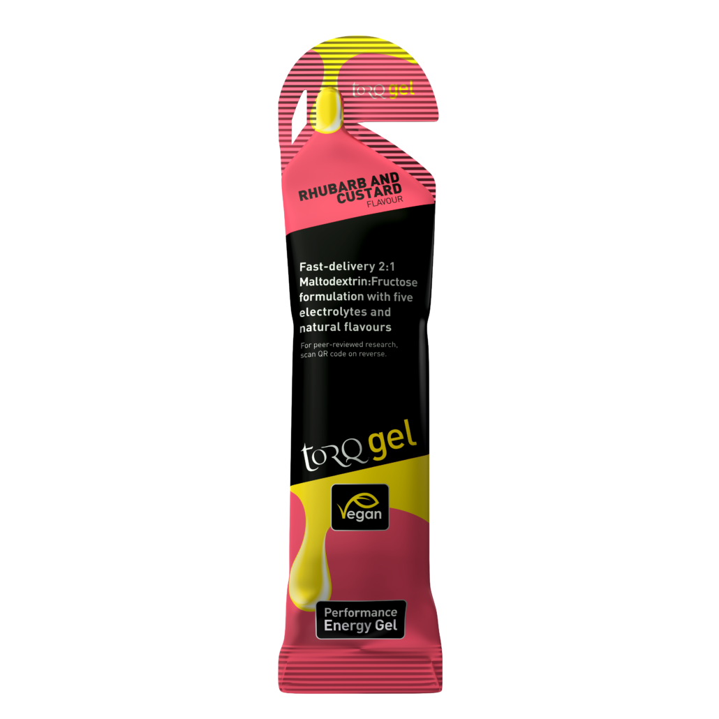 TORQ Energy Gel - Rhubarb & Custard (Box of 15 x 45g) Nutrition Torq