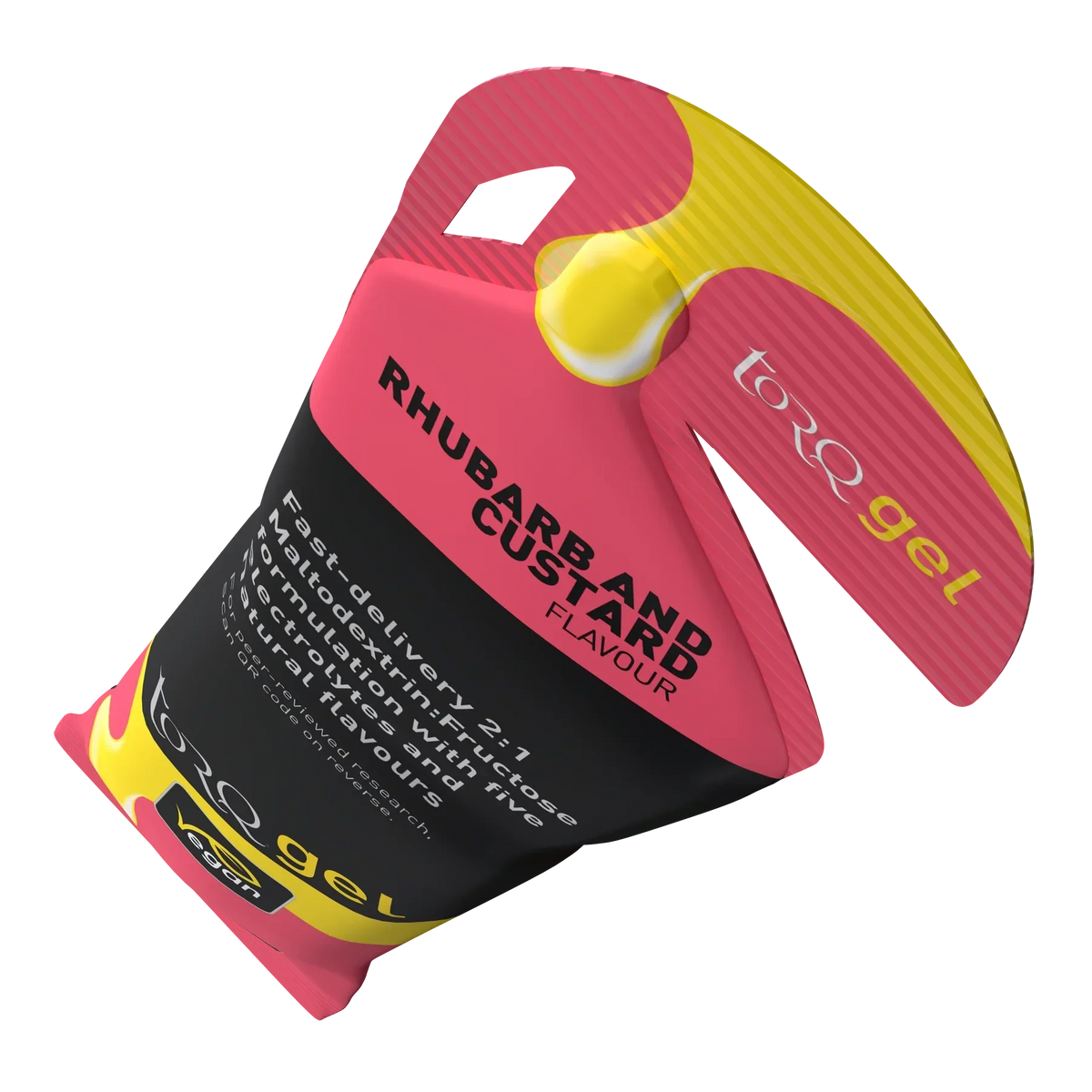 Torq Energy Gels - Single - Rhubarb Custard Clearance Torq