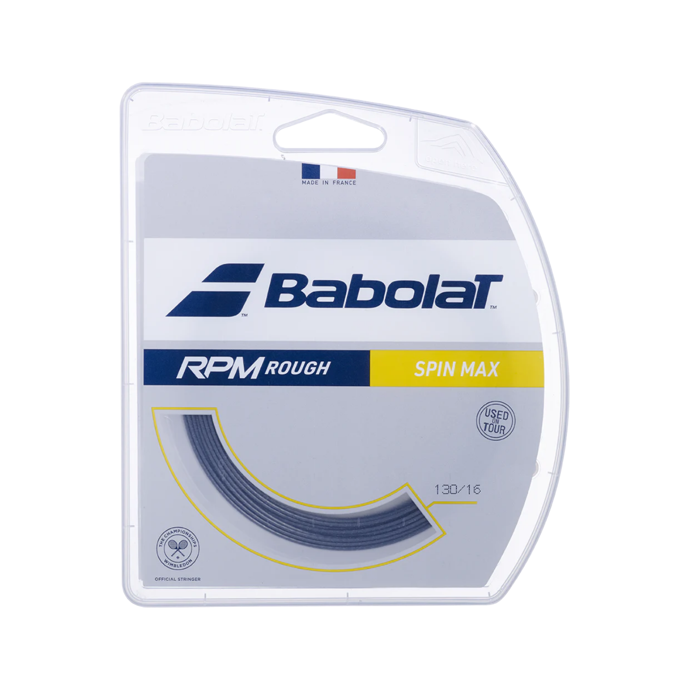 Babolat RPM Rough 1.30mm Tennis String Set (12m) - Dark Grey 1.30mm 12m String (Packs) Babolat