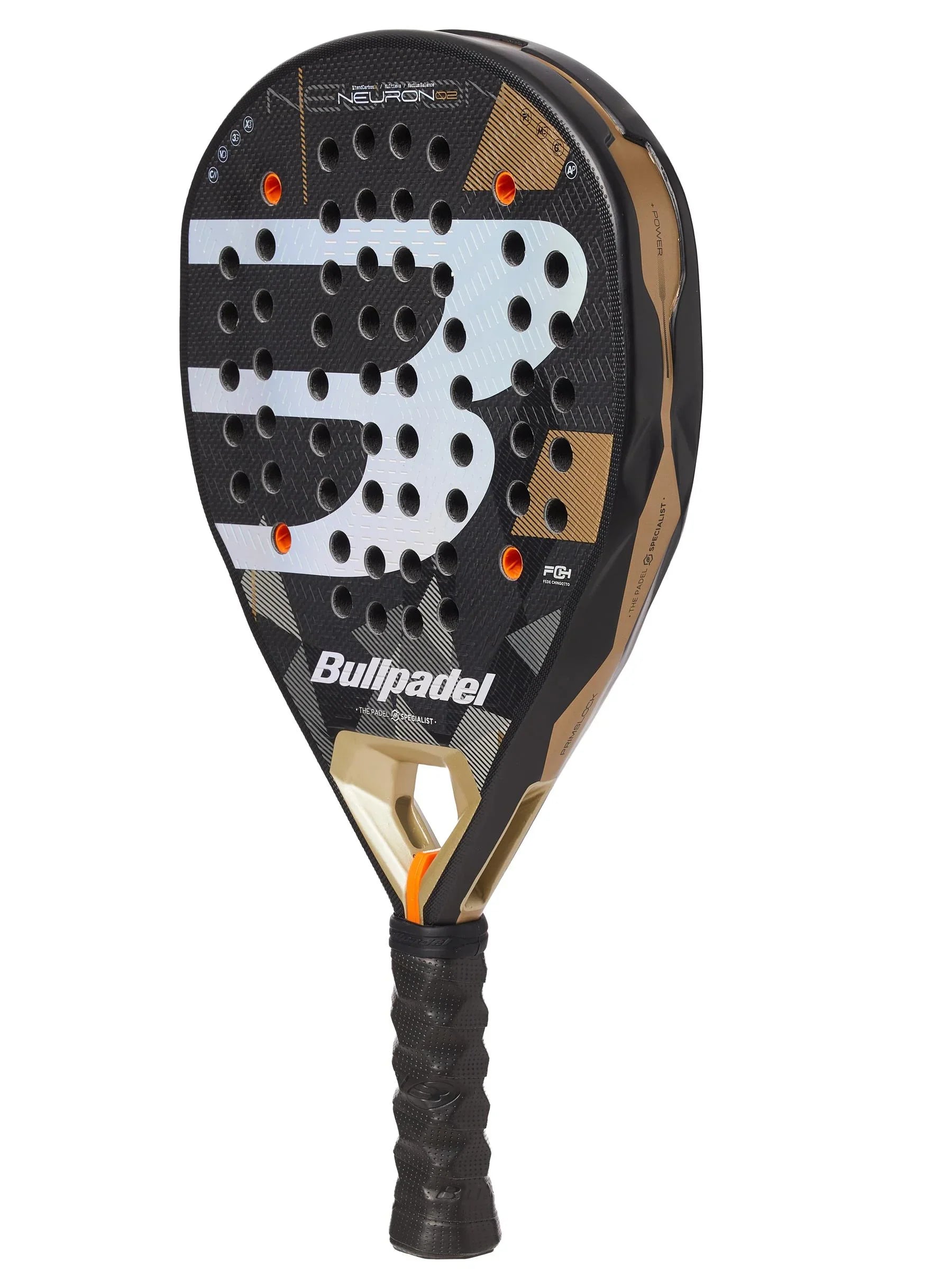 Bullpadel Neuron 02 2026 Padel Racket - Grey