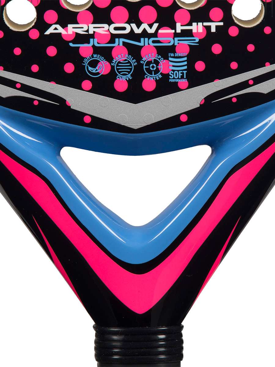 Adidas Arrow Hit Junior 2026 Padel Racket, White/Pink, alternative view