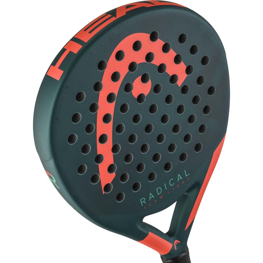 Head Radical Team Light 2026 Padel Racket - Black/Fluo Orange Padel Head