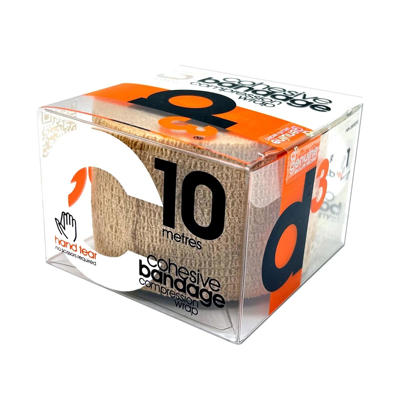 D3 Cohesive Bandage Compression Wrap 10mx50mm Beige 50mm x 10m Medical Tape & Bandages D3