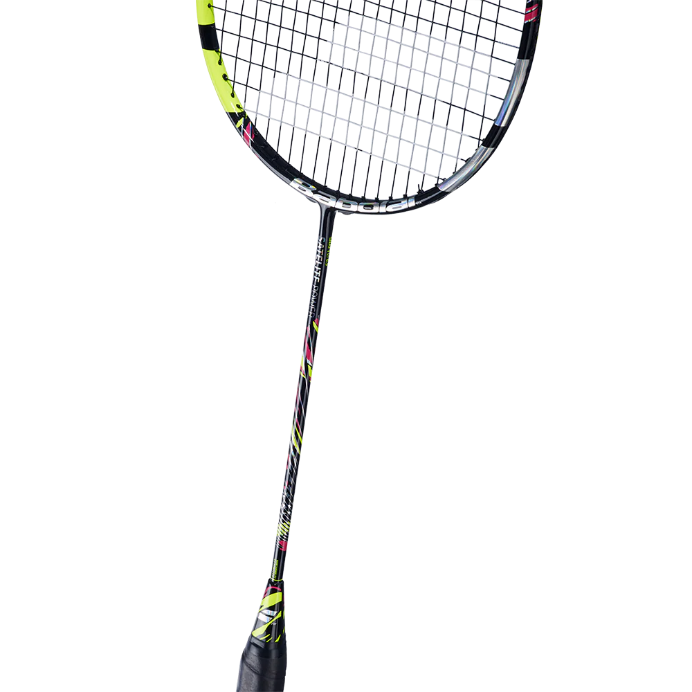 Babolat Satelite Power Badminton Racket Strung - Black/Yellow