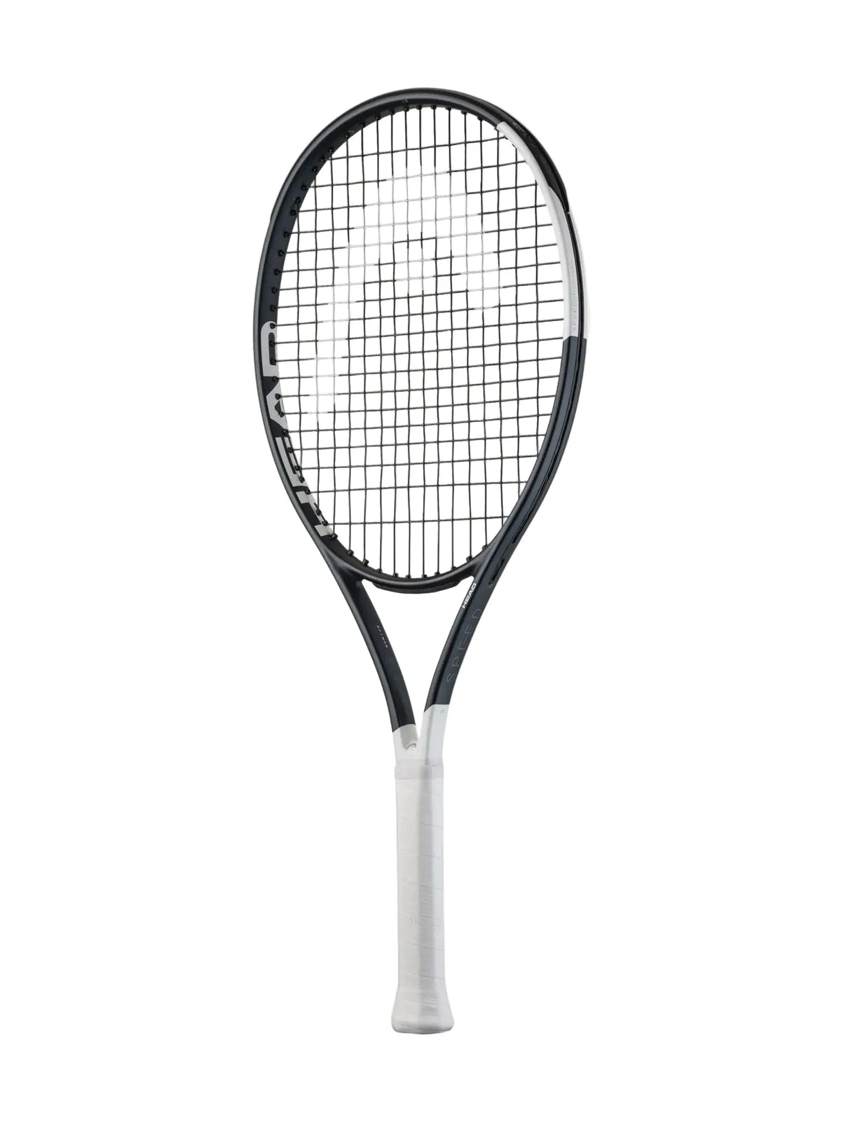 Head Speed Jr. Junior Tennis Racquet Strung, Black/White, back view