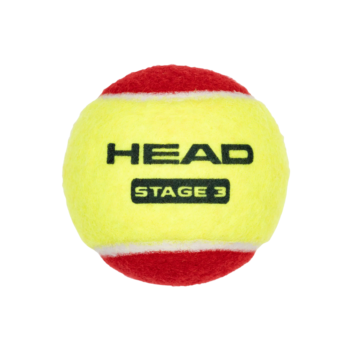 Head T.I.P Red Stage 3 Tennis Ball (3 ball tube), back view