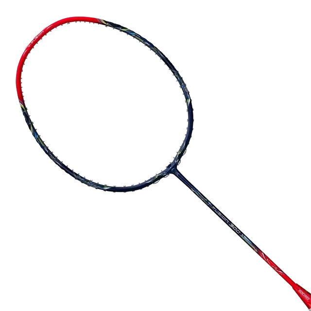 Hundred T-Fusion 300 5U Badminton Racket - Navy/Red Badminton Rackets Hundred