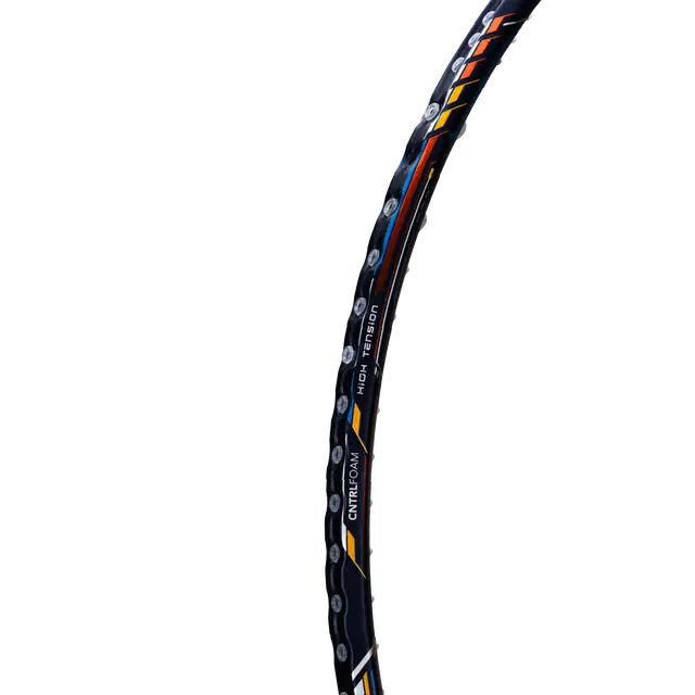 Hundred T-Fusion 500 Control 4U Badminton Racket - White/Navy Badminton Rackets Hundred