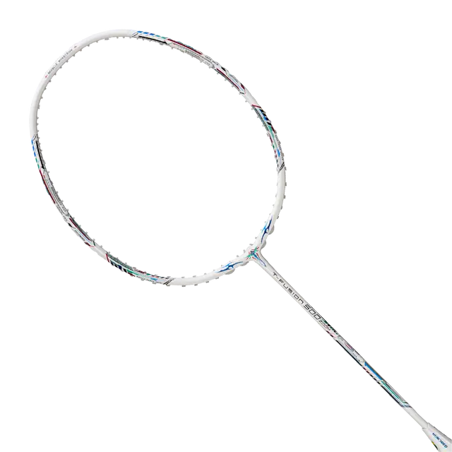 Hundred T-Fusion 500 Zoom 5U Badminton Racket - White White 5U6 Badminton Rackets Hundred