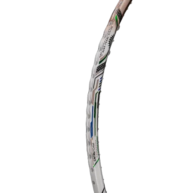 Hundred T-Fusion 800 Zoom Badminton Racket, White/Gold, additional view