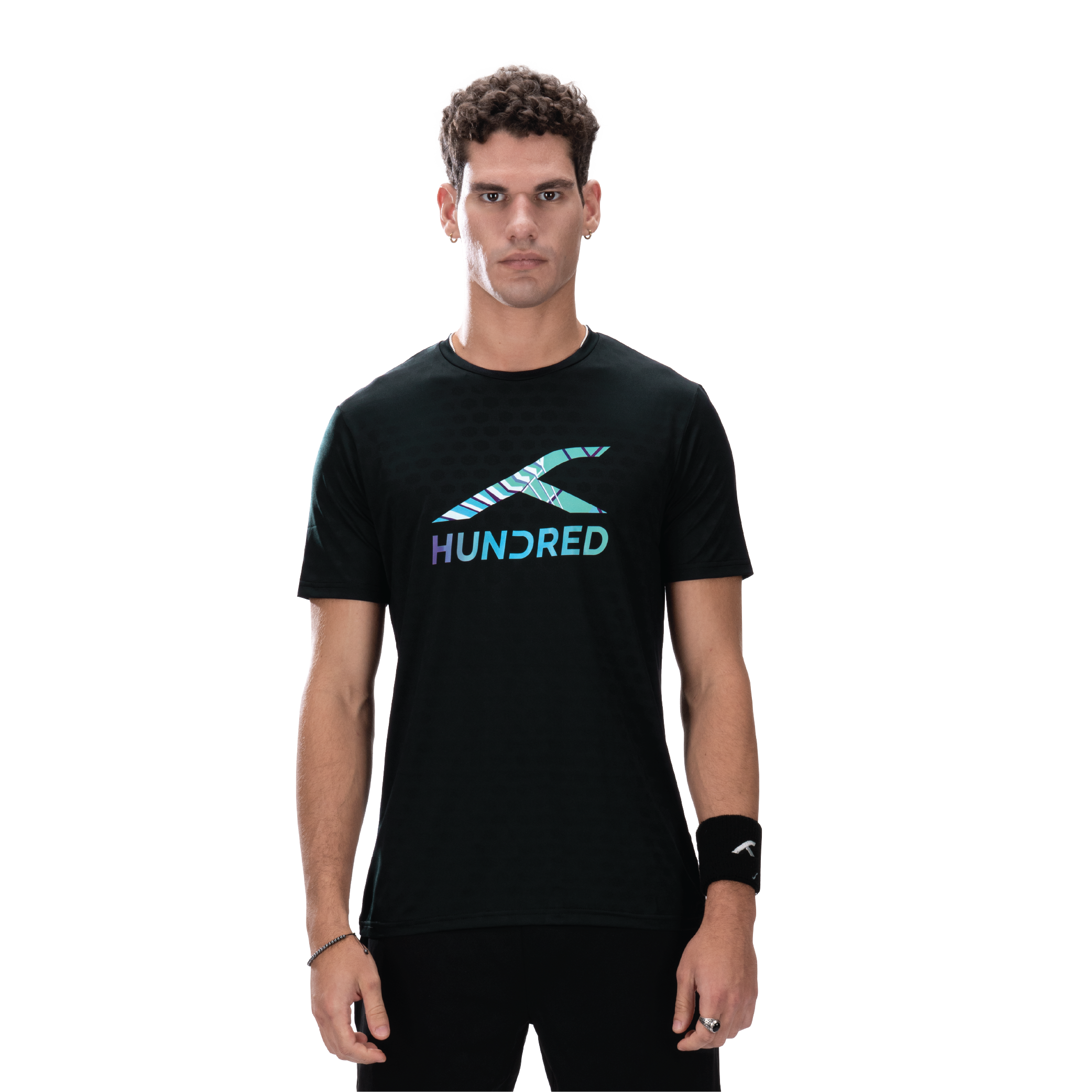 Hundred RN T-Shirt HBTS-5M022-1 Men - Black Black Clothing Hundred