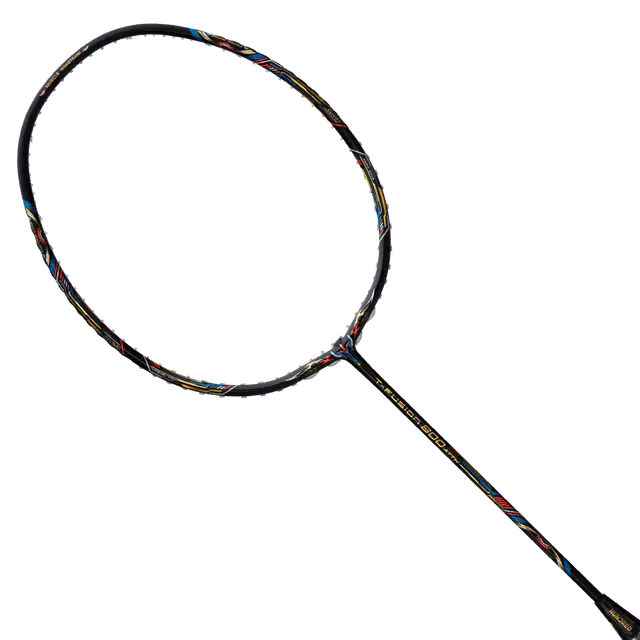 Hundred T-Fusion 800 Attack 4U Badminton Racket - Black Badminton Rackets Hundred