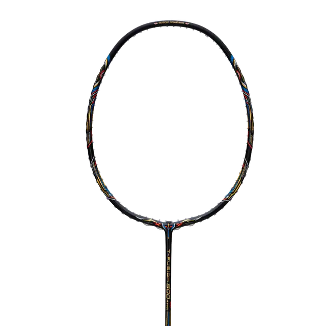 Hundred T-Fusion 800 Attack 4U Badminton Racket - Black Badminton Rackets Hundred