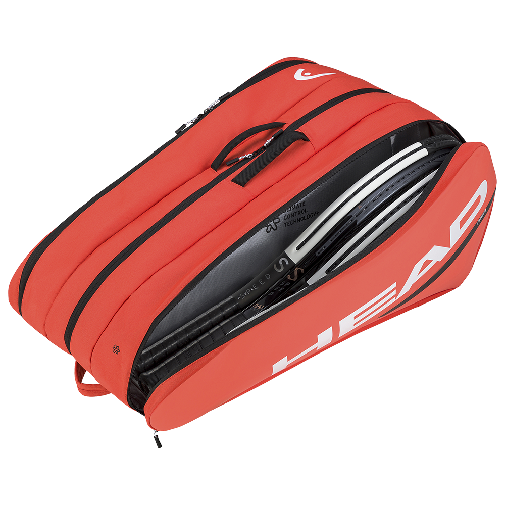 Head Tour Racket Bag XL (260814) Fluo Orange 12 Rackets Luggage Head