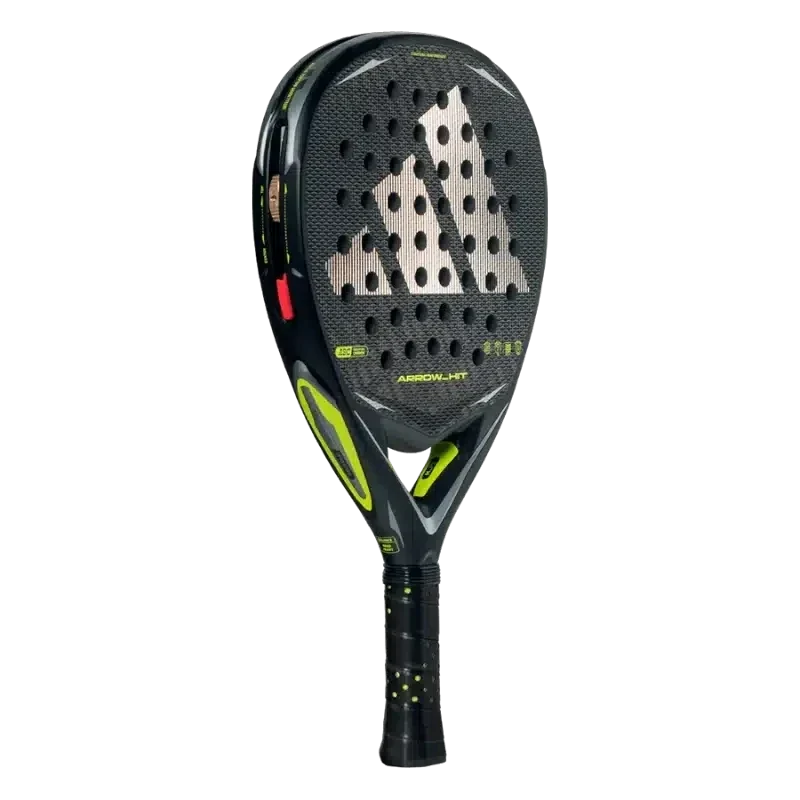 Adidas Arrow Hit 2026 Padel Racket, Black/Silver, back view
