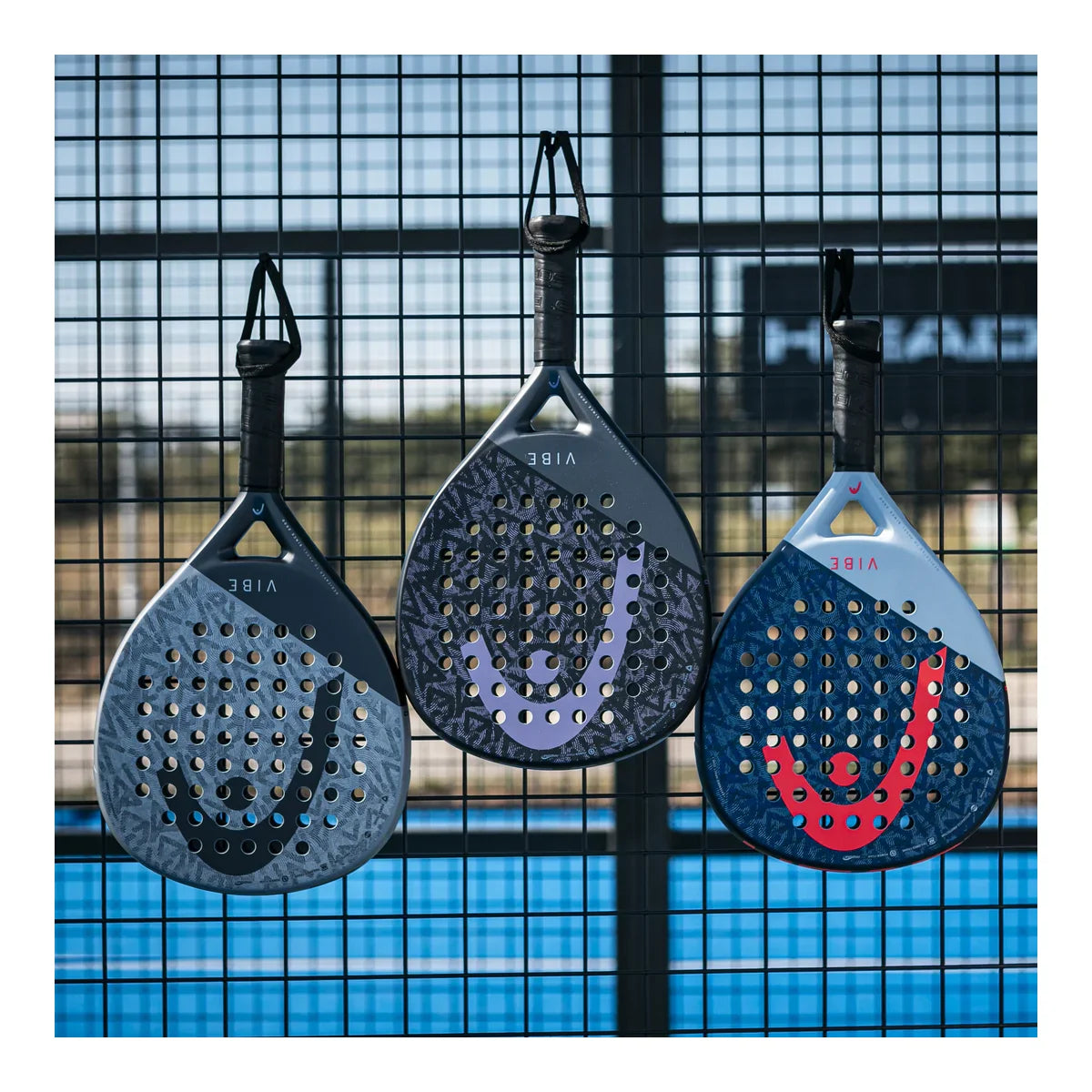 Head Vibe Padel Racket - Blue/Red Padel Head