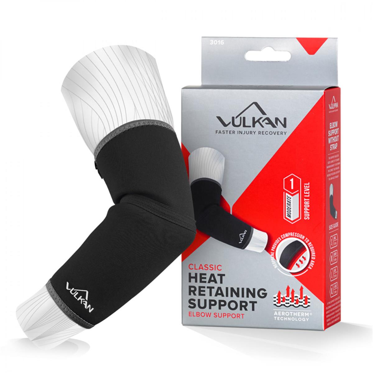 Vulkan Classic Elbow Support - Black Black Accessories Vulkan
