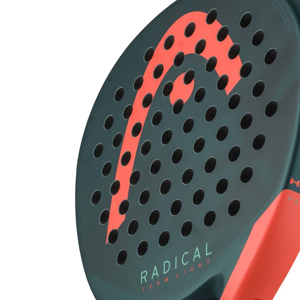 Head Radical Team Light 2026 Padel Racket - Black/Fluo Orange Padel Head
