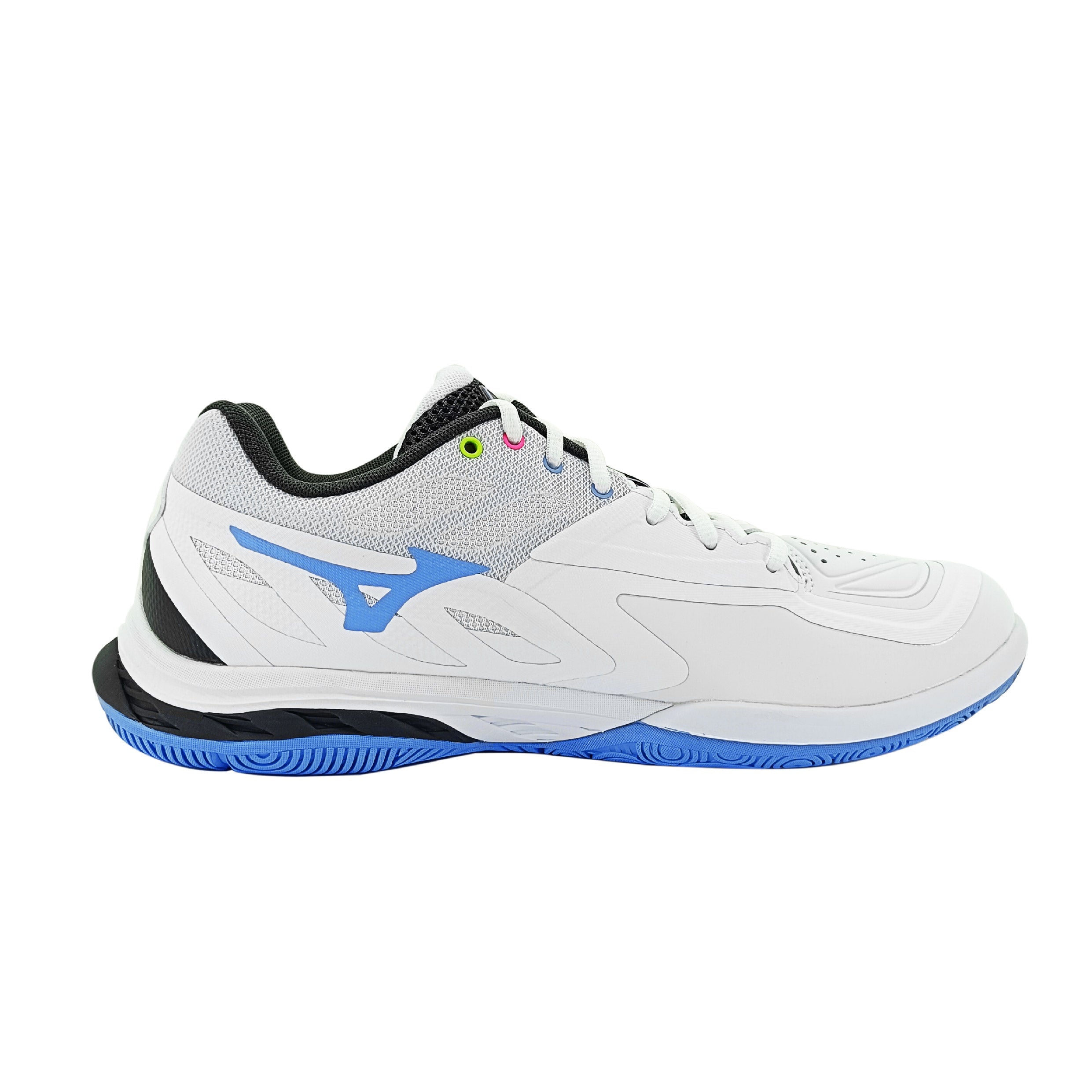 Mizuno Wave Fang 2 Badminton Shoe Unisex - White/Pink White Pink Tetra All Abroad Badminton Shoes Mizuno