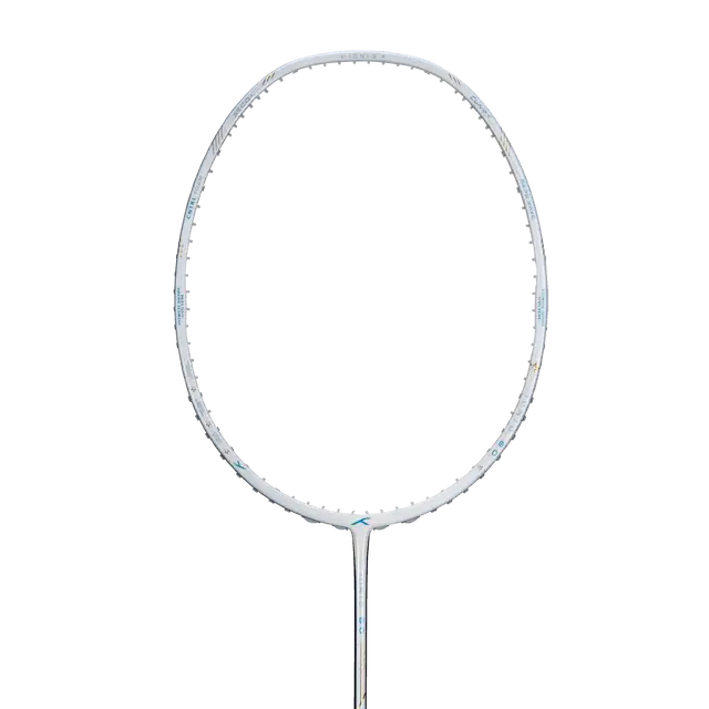 Hundred Ioniq 80 Limited Edition 4U Badminton Racket - White/Blue Badminton Rackets Hundred