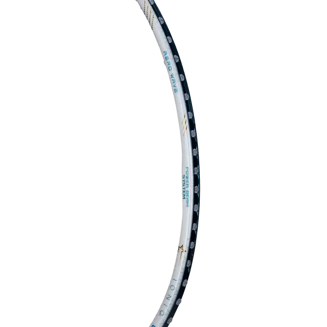 Hundred Ioniq 80 Limited Edition 4U Badminton Racket - White/Blue Badminton Rackets Hundred