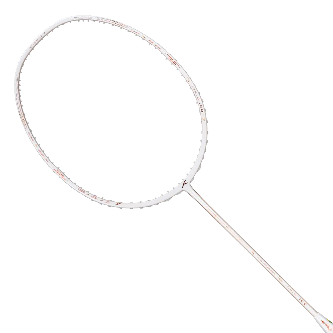 Hundred Ioniq 100 Limited Edition 4U - White/Gold Badminton Rackets Hundred