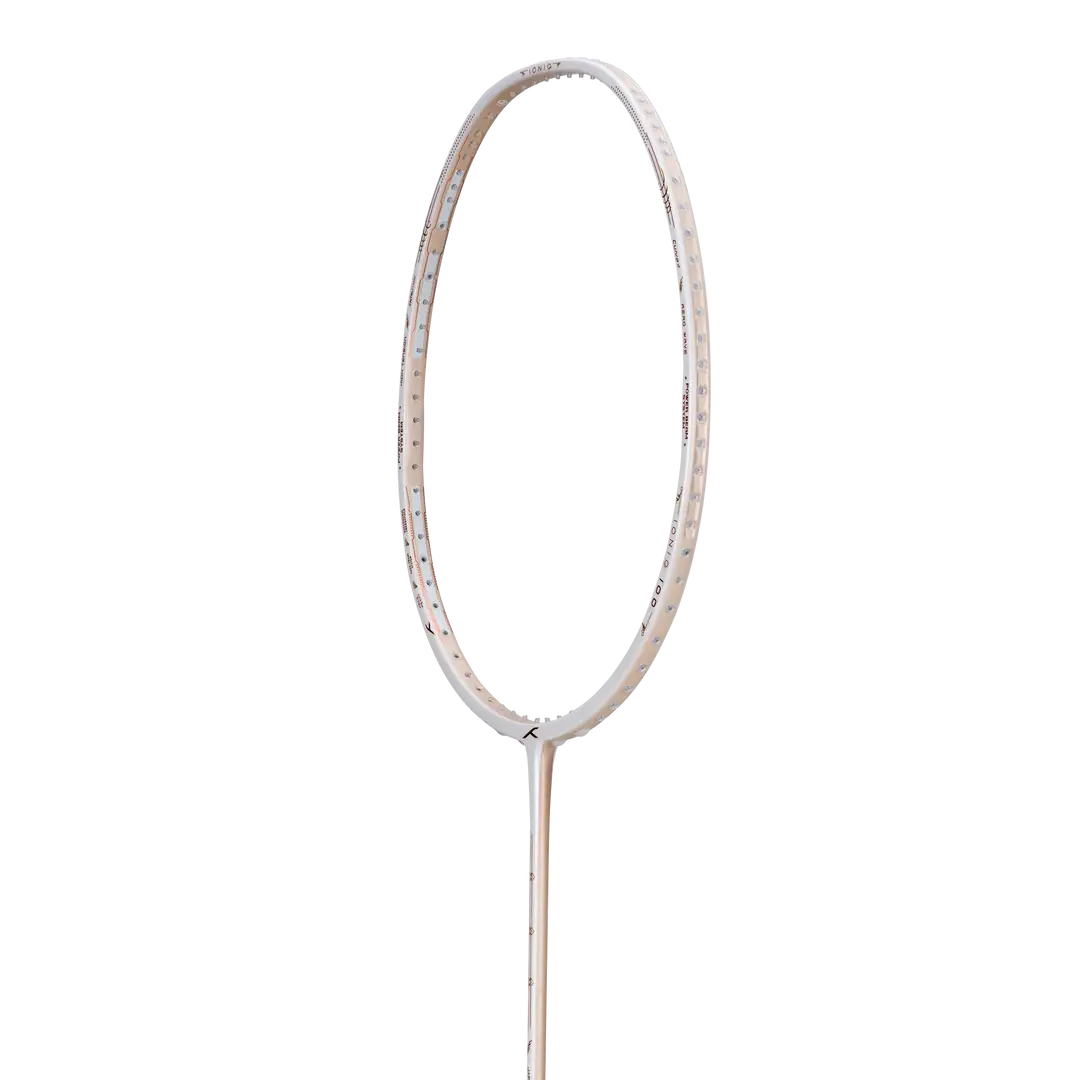 Hundred Ioniq 100 Limited Edition 4U - White/Gold Badminton Rackets Hundred