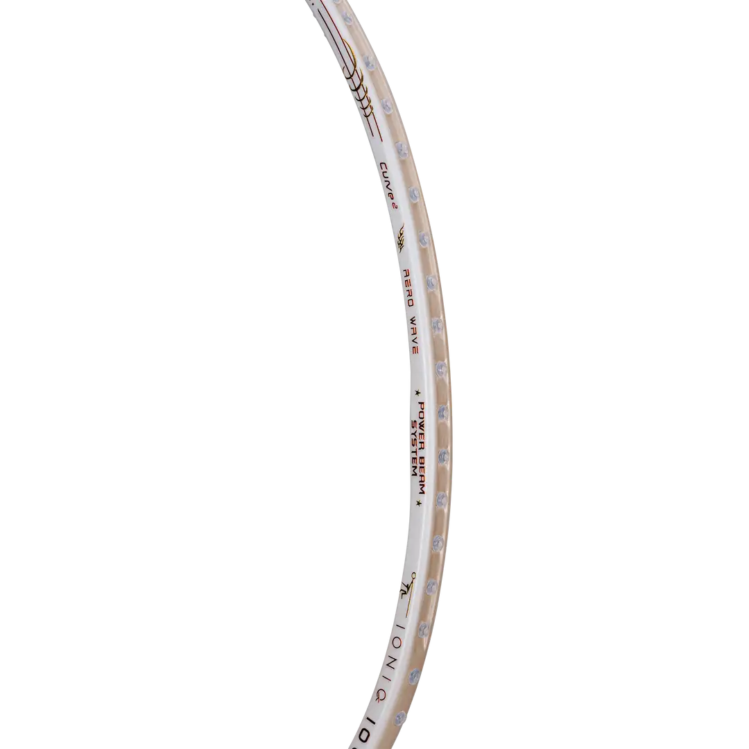 Hundred Ioniq 100 Limited Edition 4U - White/Gold Badminton Rackets Hundred