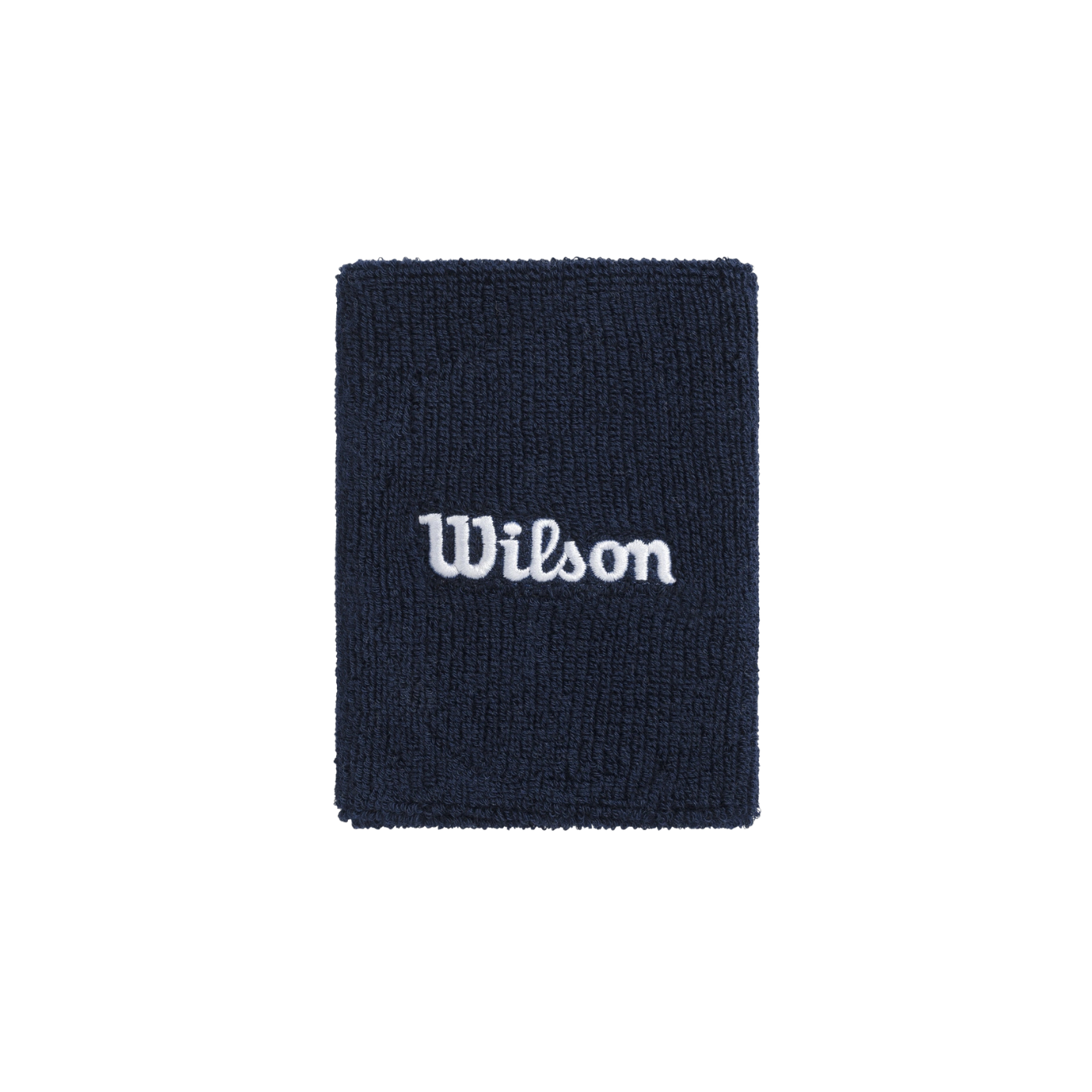 Wilson Wide Terry Wristband (2 Pack) - Black Classic Navy One Size Accessories Wilson
