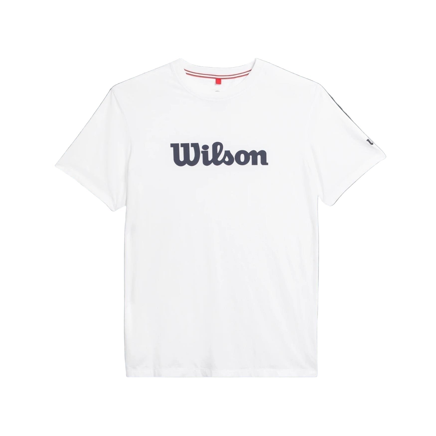 Wilson Team Graphic Tee Script Men - White Bright White Clothing Wilson