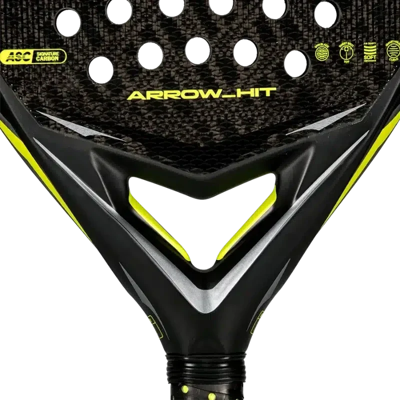 Adidas Arrow Hit 2026 Padel Racket - Black/Silver Padel Adidas