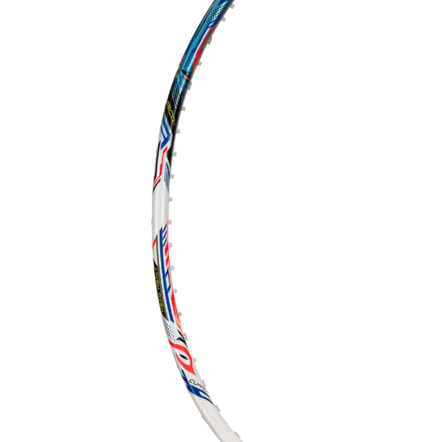 Hundred Aeroflash X Attack 4U Badminton Racket - White/Blue/Black