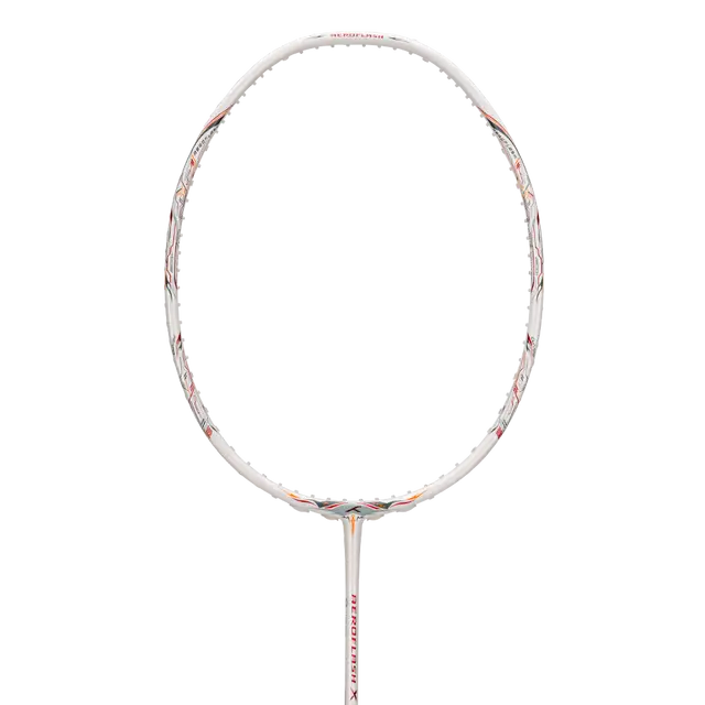 Hundred Aeroflash X Control 4U Badminton Racket - White/Black/Red Badminton Rackets Hundred