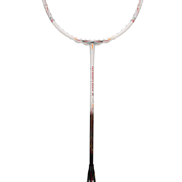 Hundred Aeroflash X Control 4U Badminton Racket - White/Black/Red White Black Red 4U6 Badminton Rackets Hundred