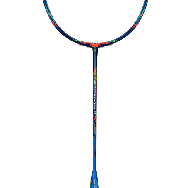 Hundred Aeroflash X Zoom 5U Badminton Racket - Navy/Blue/Orange Navy Blue Orange 5U6 Badminton Rackets Hundred
