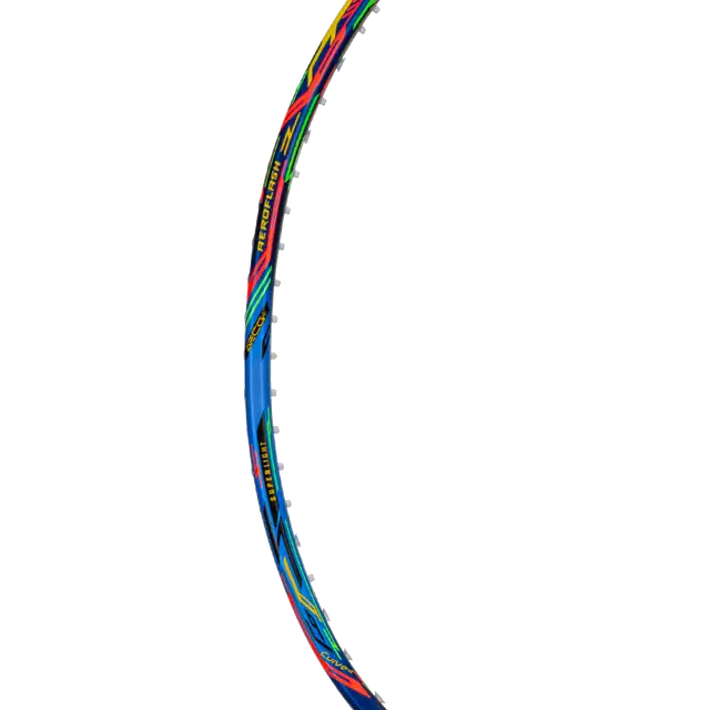 Hundred Aeroflash X Zoom 5U Badminton Racket - Navy/Blue/Orange Badminton Rackets Hundred