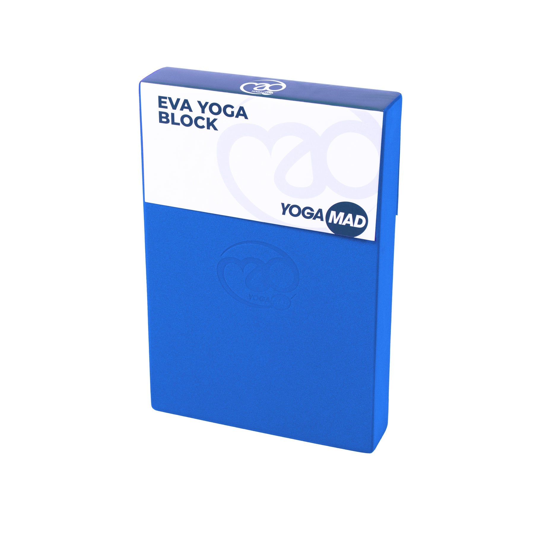 Fitness Mad Full Yoga Block - EVA Foam Blue YBLEVAB2 Exercise & Fitness Fitness Mad