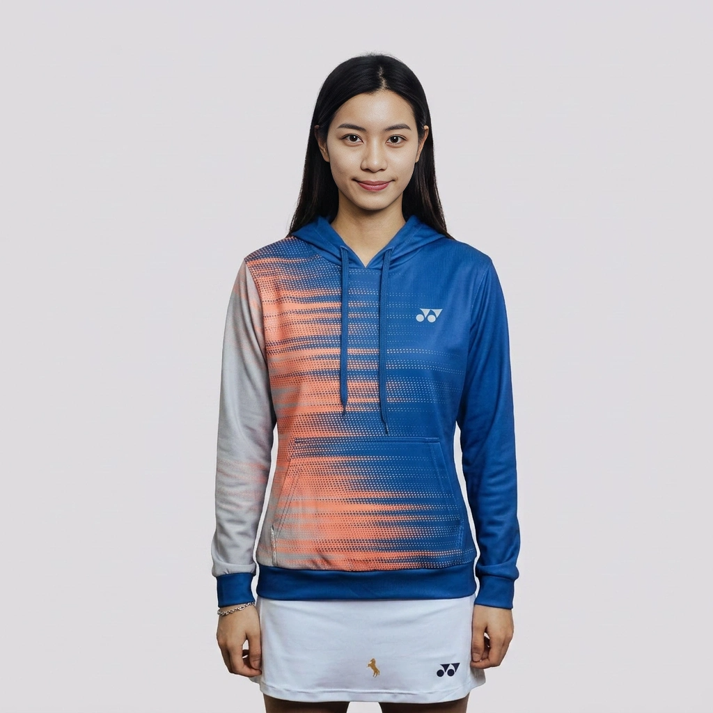 Yonex YHD2025 Speed Dash Performance Hoodie - Sunset Red Clothing Yonex
