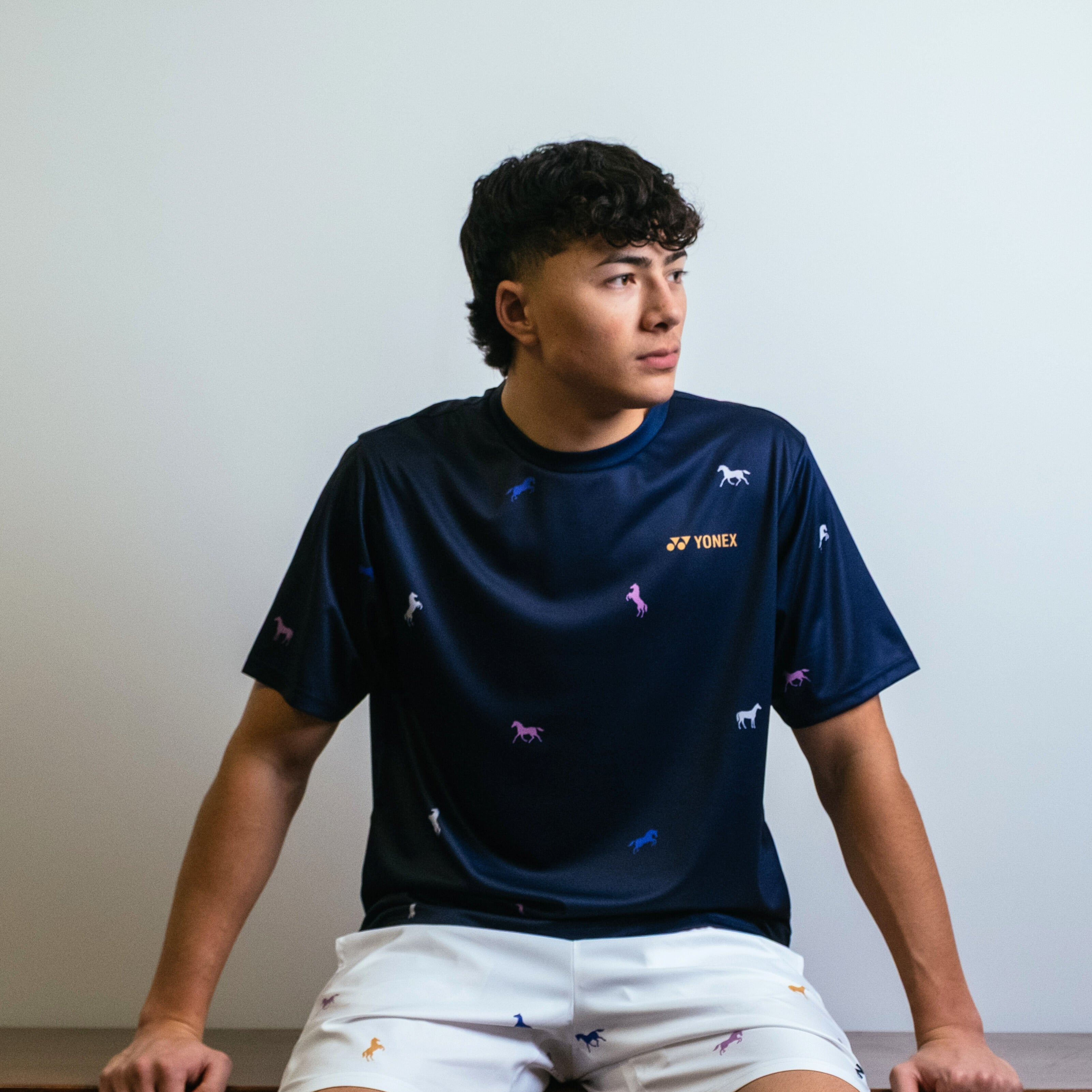 Yonex Festival Gallop – Men’s Performance Shirt (White) Yonex CNY2026 TT C Men Clothing Yonex