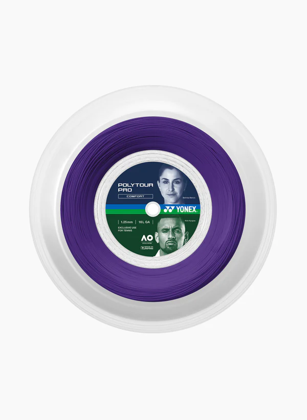 Yonex Polytour Pro 125 Tennis String Reel - Midnight Purple Midnight Purple 1.25mm 200m String (Reel) Yonex