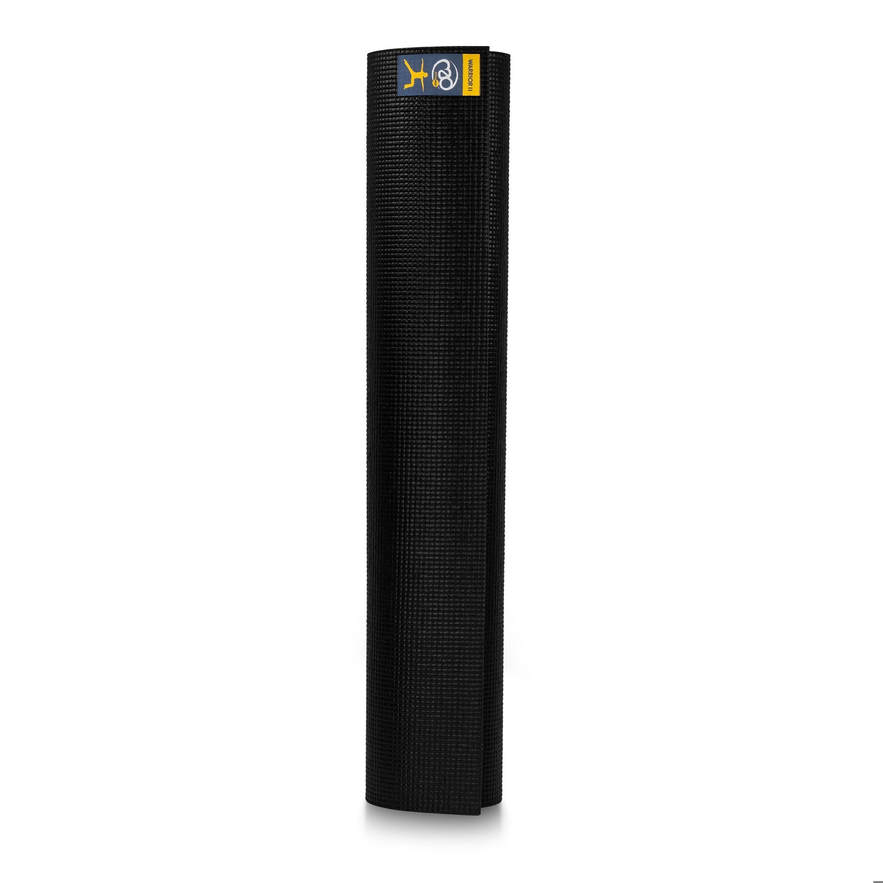Warrior II Yoga Mat 4mm (Black)