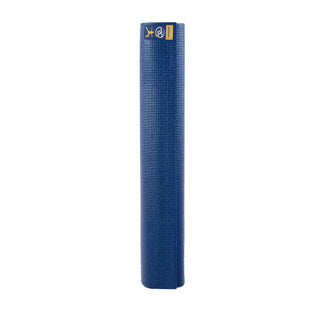 Warrior II Yoga Mat (Dark Blue) 4mm Exercise & Fitness Fitness Mad