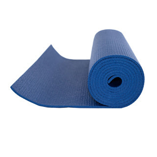Warrior II Yoga Mat (Dark Blue) 4mm Exercise & Fitness Fitness Mad
