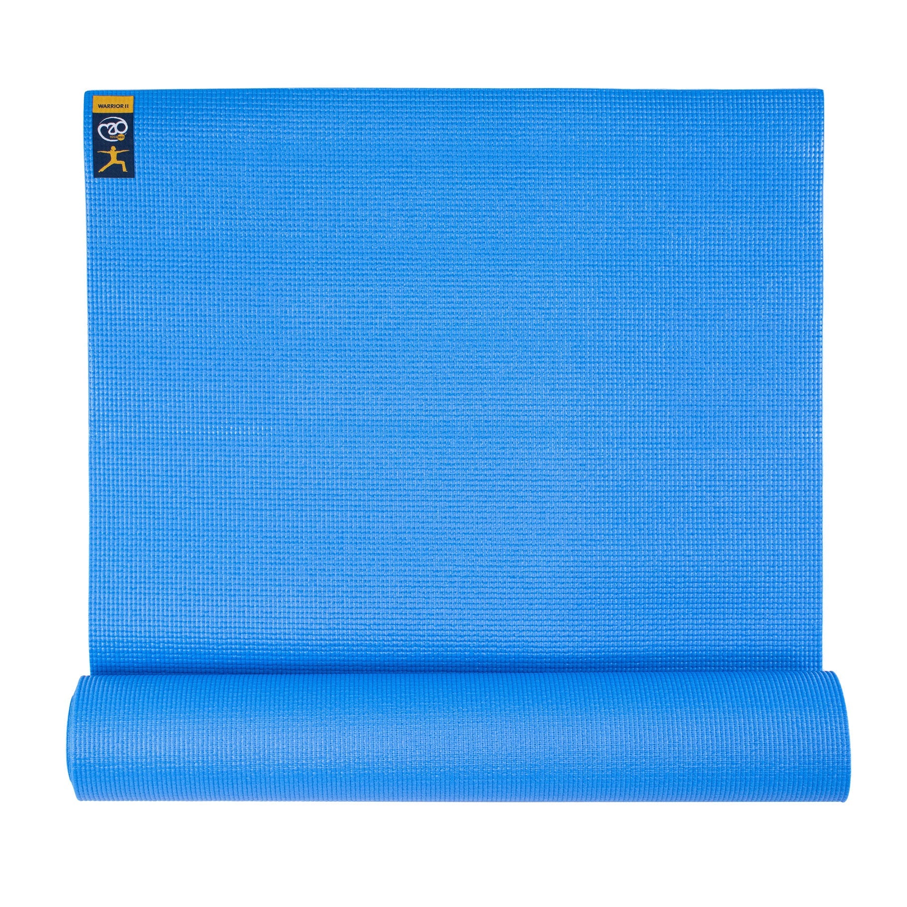 Fitness Mad Warrior II Yoga Mat 4mm LIGHT BLUE