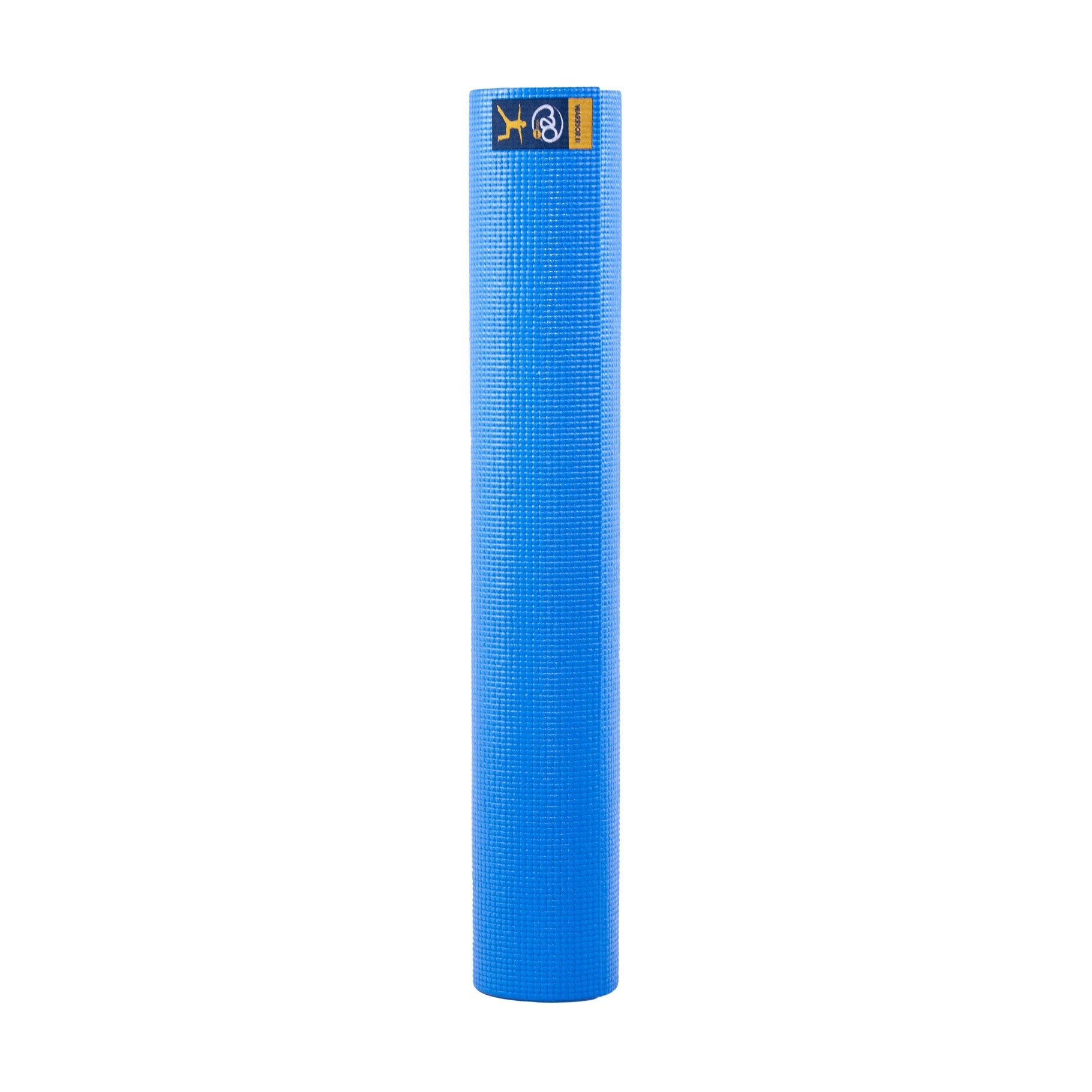 Fitness Mad Warrior II Yoga Mat 4mm LIGHT BLUE