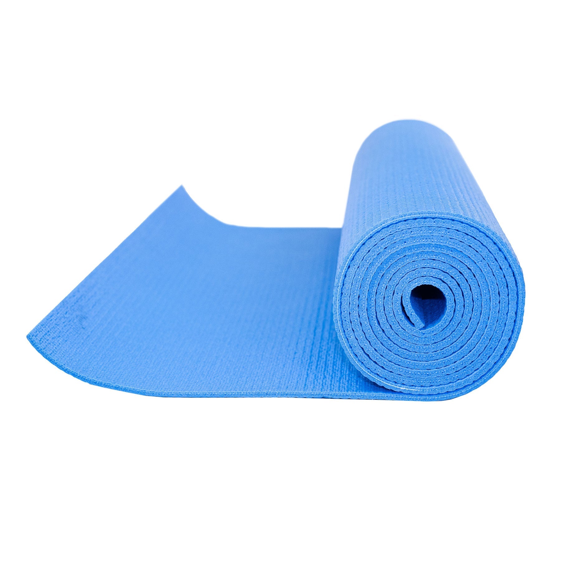 Fitness Mad Warrior II Yoga Mat 4mm LIGHT BLUE