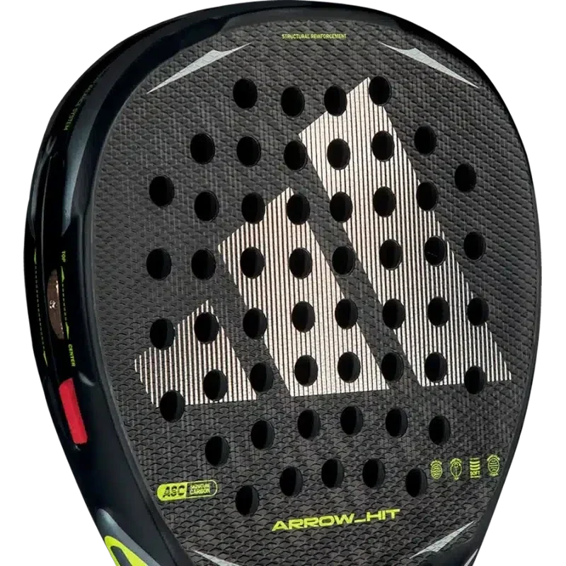 Adidas Arrow Hit 2026 Padel Racket - Black/Silver Padel Adidas