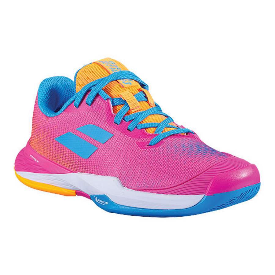 Babolat Jet Mach 3 All Court Tennis Shoes Junior - Hot Pink Clearance Babolat