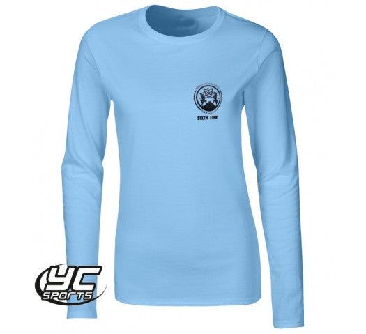 Cardiff High 6th Form Fitted T-Shirt Long Sleeve